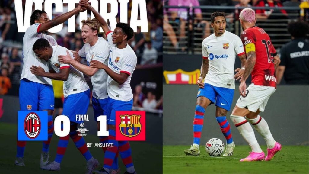 Barça 1_0 Milan! An Outstanding Ansu Fati & Raphinha to step up. Great display! Lamine Yamal Wow!