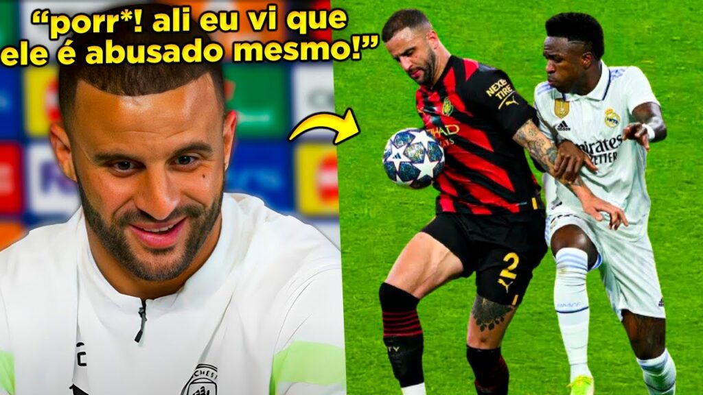 KYLE WALKER DESABAFOU SOBRE LAMBRETA DO VINICIUS EM CIMA DELE NO ÚLTIMO JOGO!!!