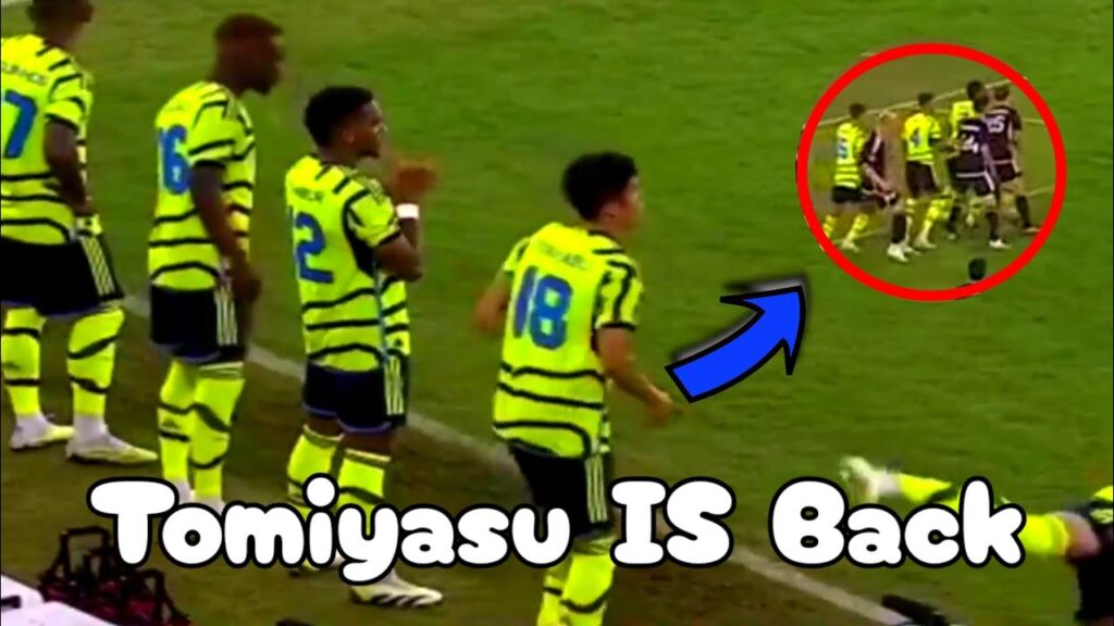 富安健洋 アーセナル 対 MLS オールスター ハイライト Tomiyasu vs MLS All Stars