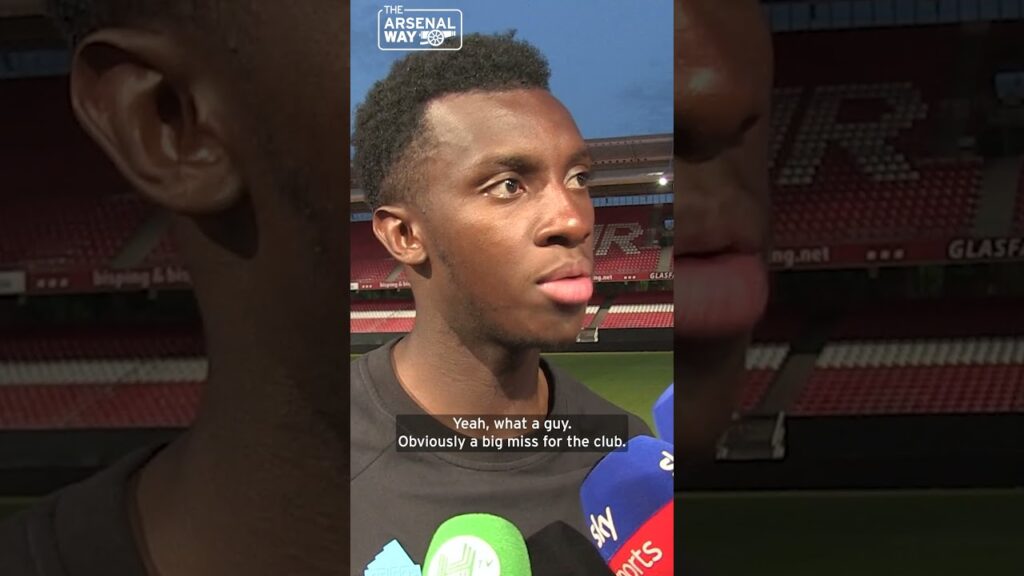 "SO IMPORTANT FOR US" 🙌 Eddie Nketiah Pays Tribute To Granit Xhaka Following His Departure 🥺#shorts