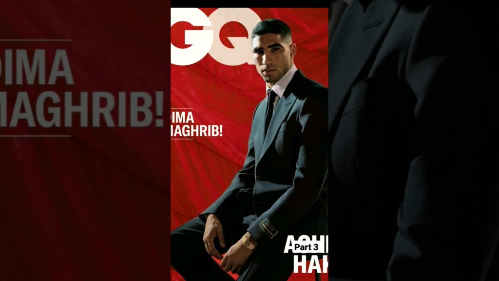 YASSINE Bounou /et ACHRAF Hakimi /font la couverture du magazine GQ PART 3