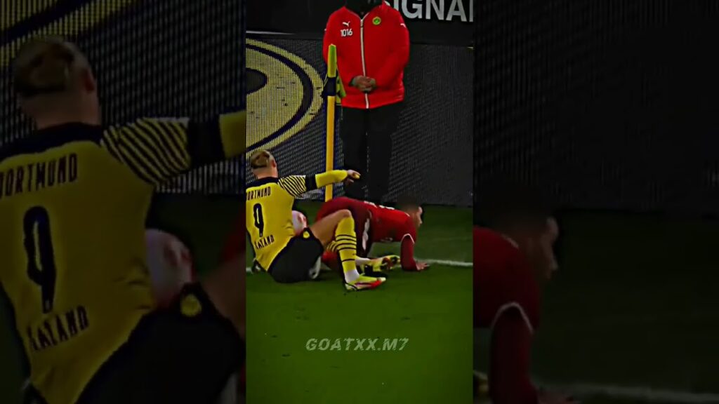 Haaland vs Hernandez 😈#haaland #bayern #bvb #shorts #trending #fyp #footballedits