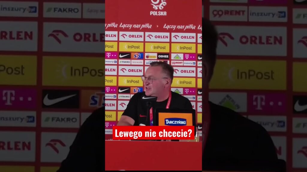 Michniewicz żartuje z dziennikarzy