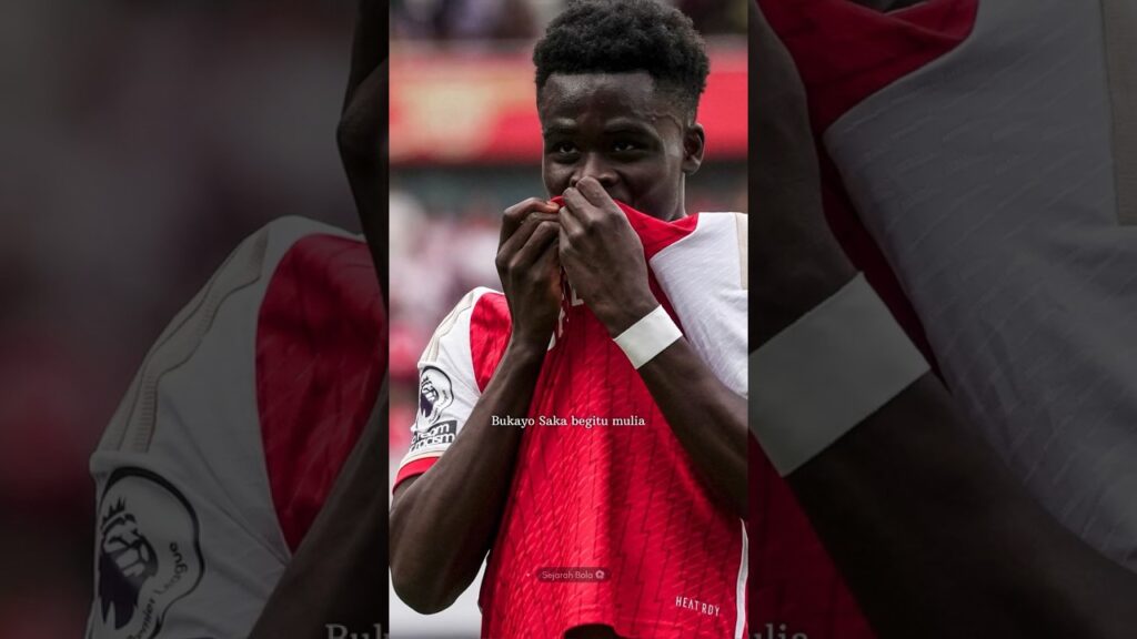 Bukayo Saka yang muda serta mulia
