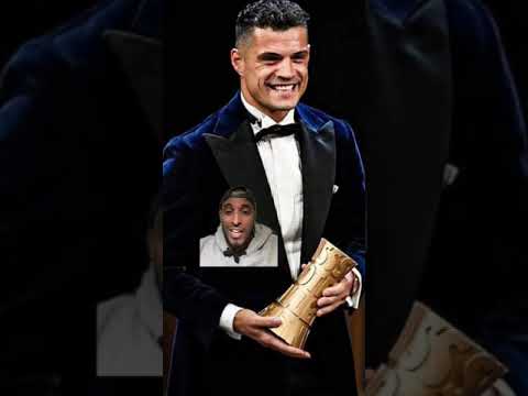Arsenal congratulate Granit Xhaka for winning Swiss Footballer of the Year award #shorts
