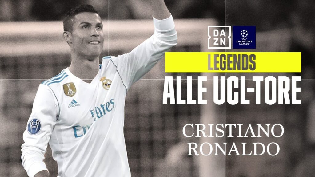 Rekordmann und GOAT: Cristiano Ronaldo | Alle Tore | UCL-Legends | UEFA Champions League | DAZN Rekordmann und GOAT: Cristiano Ronaldo | Alle Tore | UCL-Legends | UEFA Champions League | DAZN