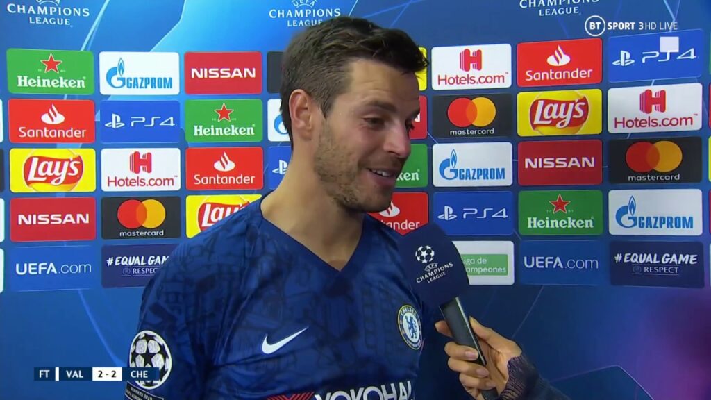 "You're never happy when you don't win" César Azpilicueta reacts to Chelsea's 2-2 draw in Valencia