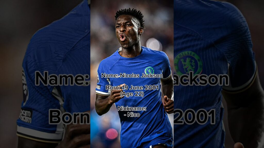 Don't Skip Before You Know Who Nicolas Jackson #nicolasjackson #chelsea #senegal #football #shorts