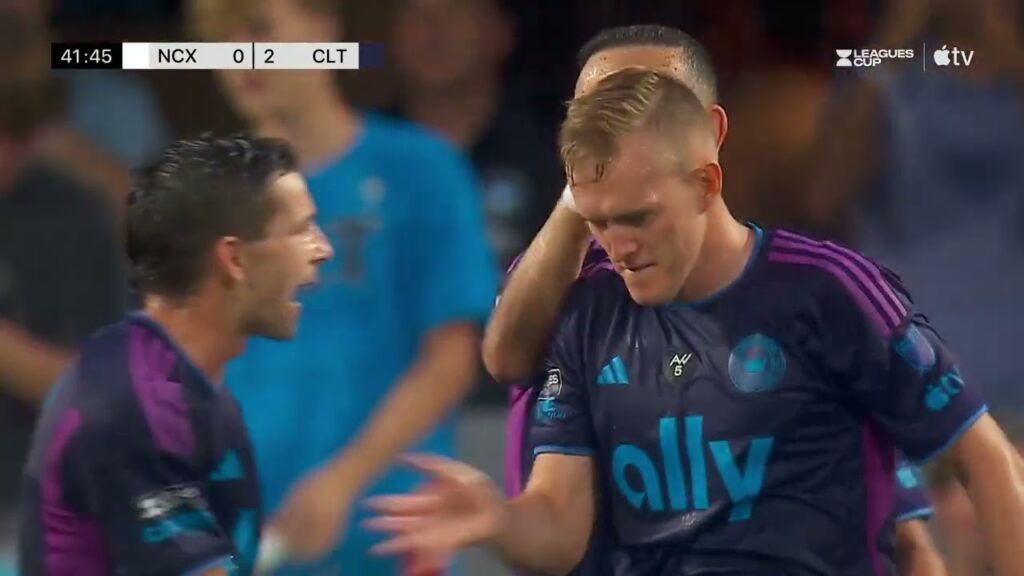 Karol Swiderski Goal - Charlotte FC vs Necaxa 2-0 Leagues Cup 2023