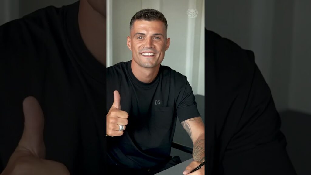 Arsenal player Granit Xhaka signs for Bayer Leverkusen