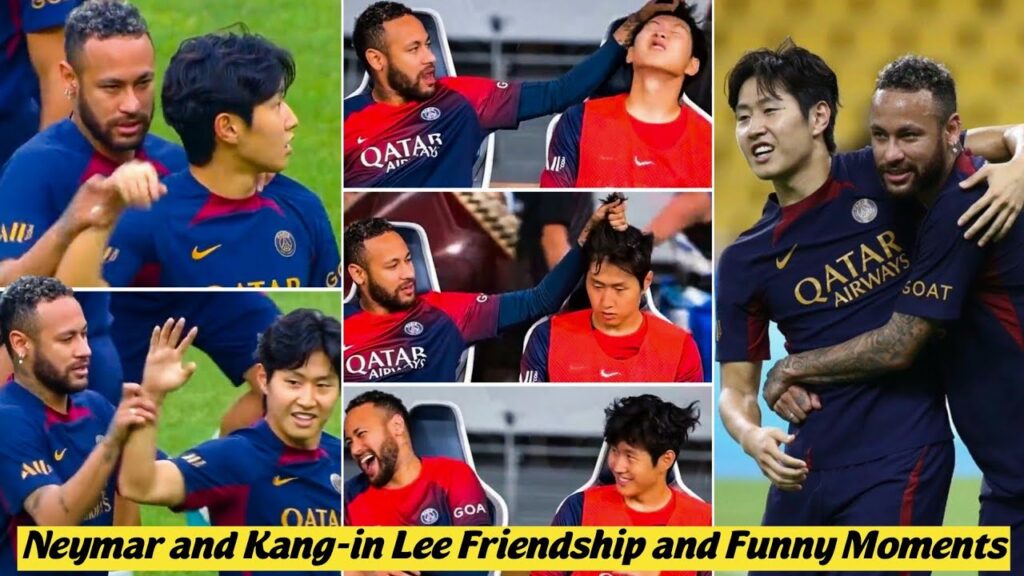 ❤️ Neymar Jr and Kang-in Lee Friendship and Funny Moments at PSG | 😍 네이마르와 이강인의 우정