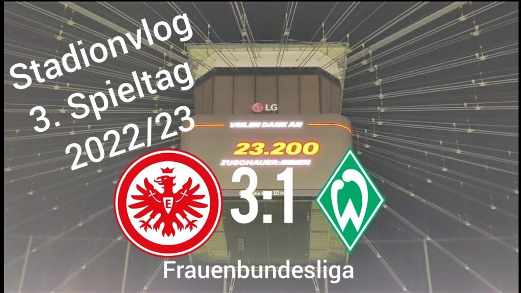 Stadionvlog 🦅 Eintracht Frankfurt 🦅 vs Werder Bremen #frauen #bundesliga #sge #pov #vlog #dfb