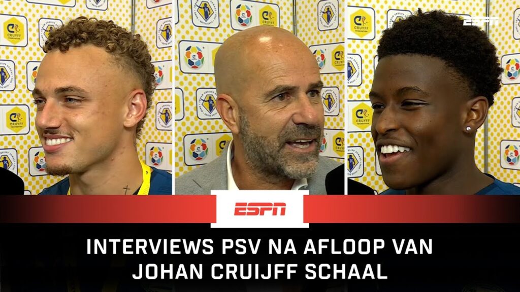 LANG, BOSZ & BABADI 💬 | Interviews | Feyenoord - PSV | Johan Cruijff Schaal