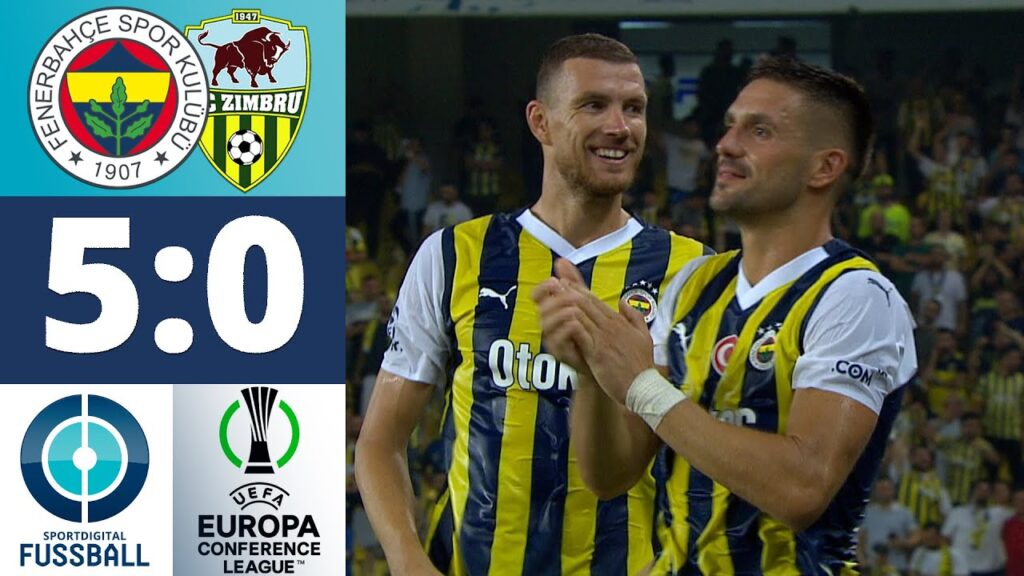 Džeko, Tadić & Co. glänzen im Quali-Hinspiel | Fenerbahçe Istanbul - FC Zimbru Chisinau