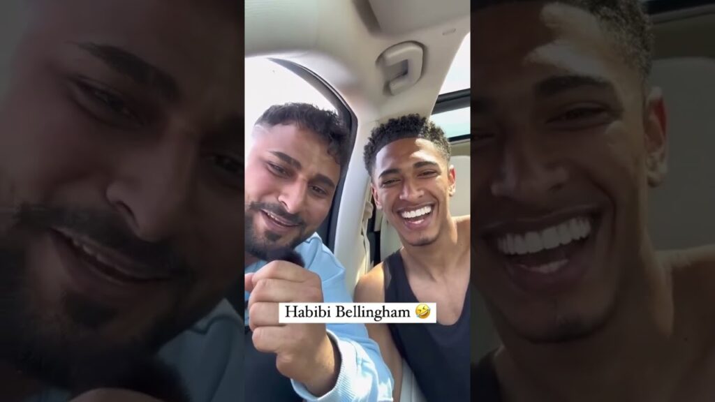 Habibi Bellingham🤣 #shorts #judebellingham #bellingham #realmadrid #footballfunny #viral