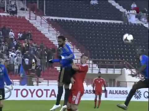هدف العربي الاول والتعادل عبدالعزيز حاتم - السيلية vs العربي - دوري نجوم قطر