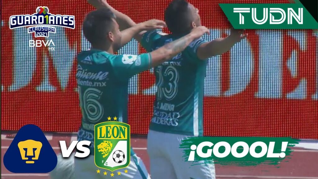 ¡GOOL! Mena define ESPECTACULAR | Pumas 0-1 León | Torneo Guard1anes 2021 BBVA MX - J7 | TUDN