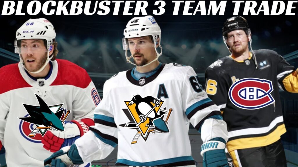 Huge Blockbuster 3 Team NHL Trade: Karlsson, Petry, Hoffman (Sharks, Pens & Habs)