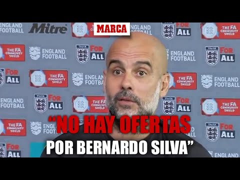 Guardiola: "No ha llegado ninguna oferta adecuada por Bernardo Silva" I MARCA