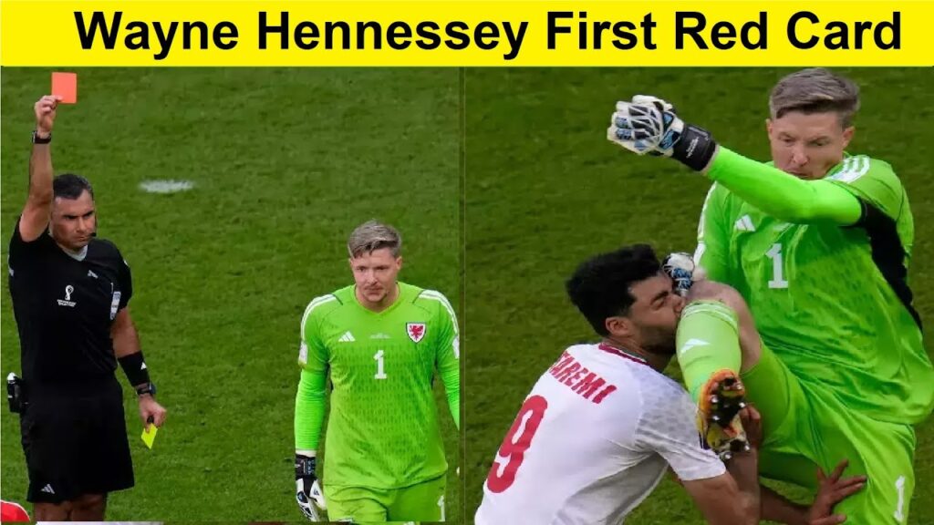 Wayne Hennessey Red Card was sent off for tackle on Taremi | Iran Vs Wales 2-0 | FIFA world cup