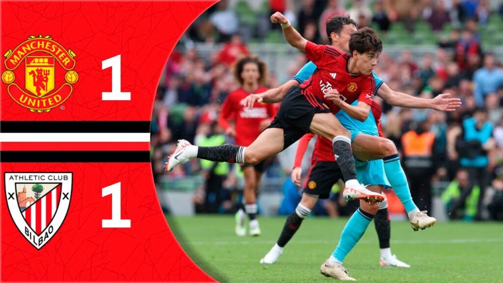 Facundo Pellistri Goal | Manchester United vs Athletic Club 1-1 Highlights | International Friendly