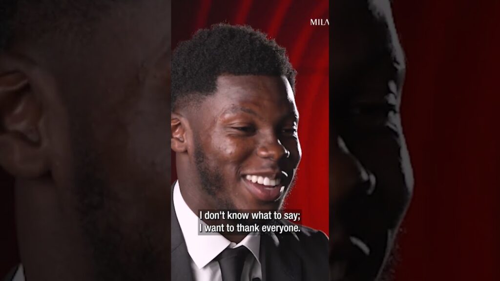 Le prime parole di Yunus Musah al Milan! ❤️🖤