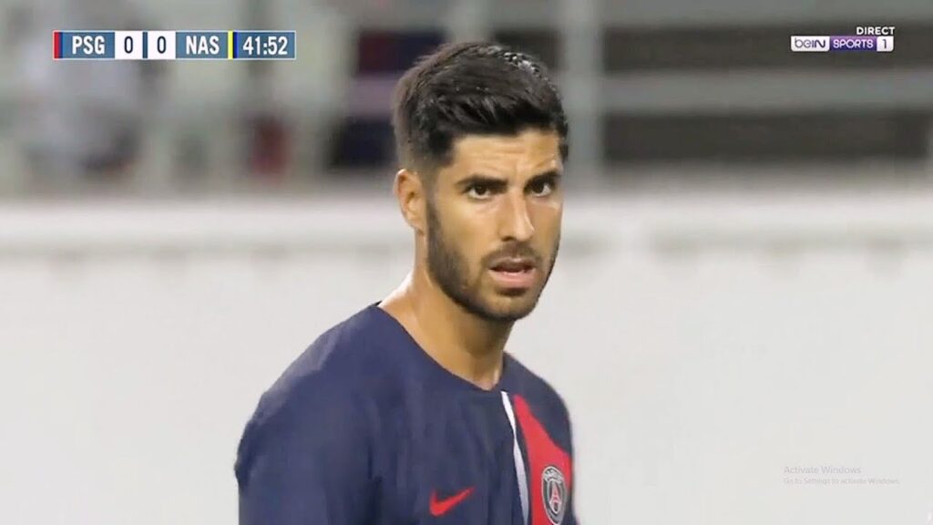 Marco Asensio PSG Debut vs Al Nassr (25/7/2023)
