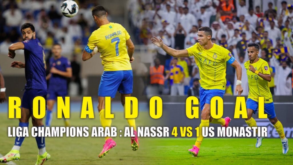 Ronaldo Cetak Gol, Al Nassr Menang Telak 4-1 vs Monastir