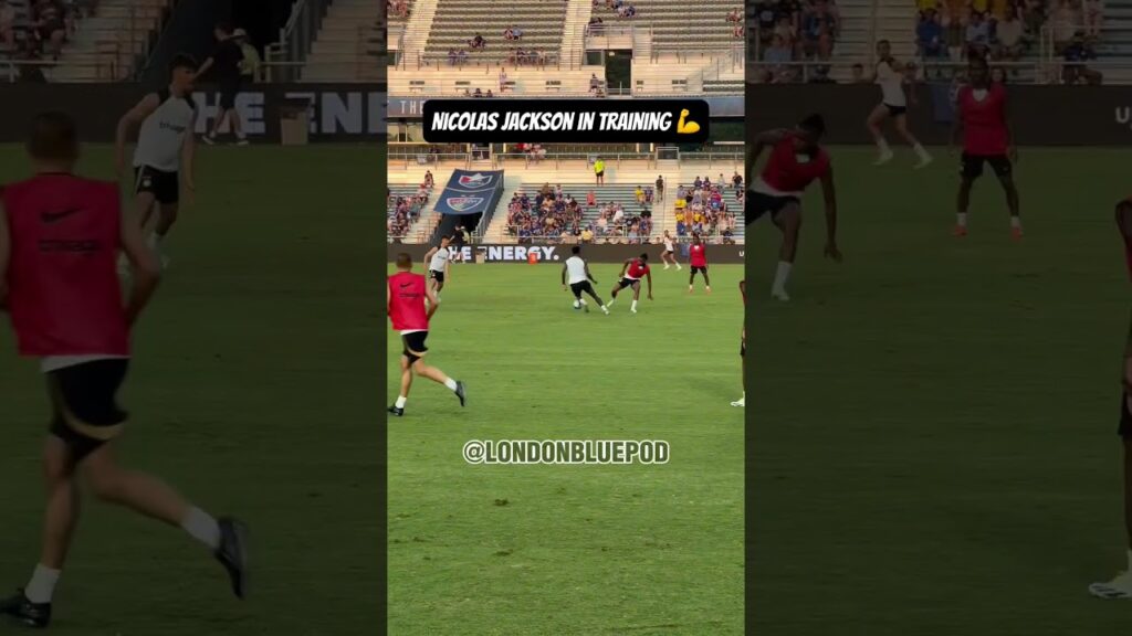 Nicolas Jackson In Training (BTS) Nicolas Jackson In Training (BTS)