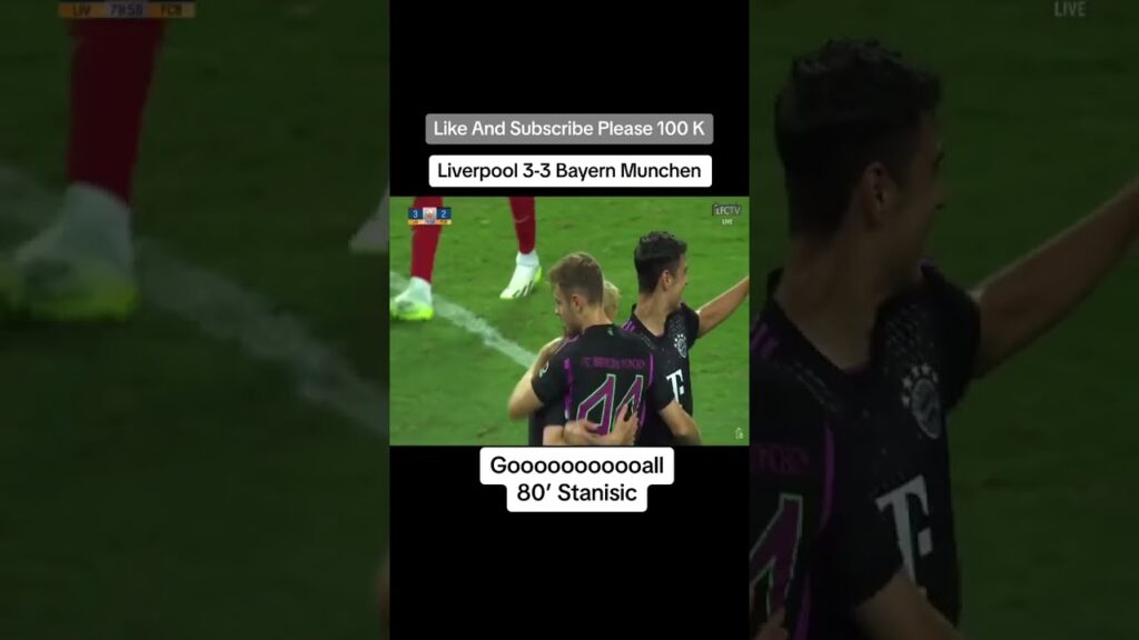Stanisic goal vs liverpool #liverpool #bayernmunich