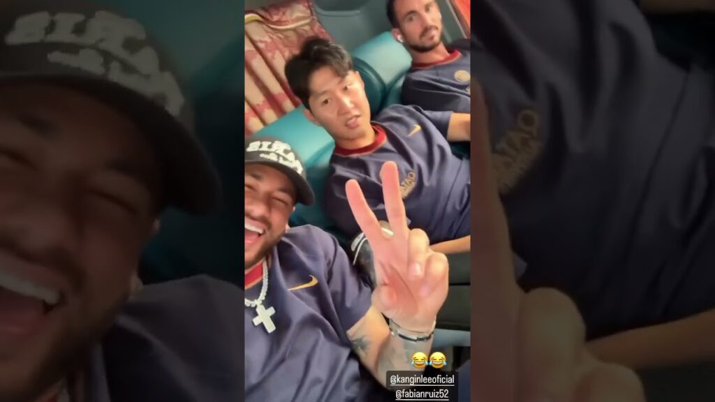 Neymar demuestra su amistad a Lee Kang-in  😂❤️ (via @neymarjr) #shorts | ESPN Deportes