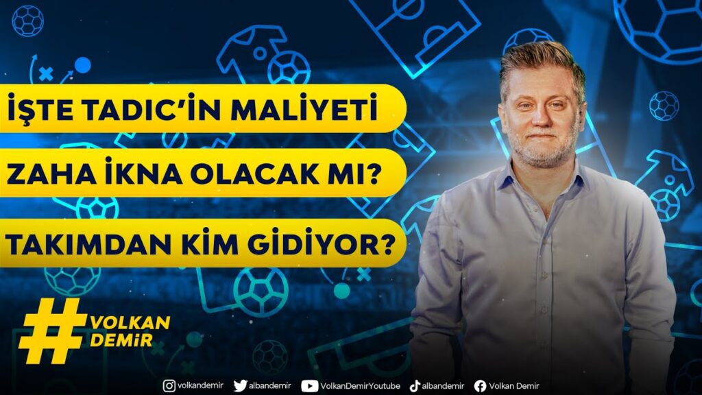 Fenerbahçe son dakika: Tadic | Becao | Dominguez | Livakovic | Zaha | Gidecekler