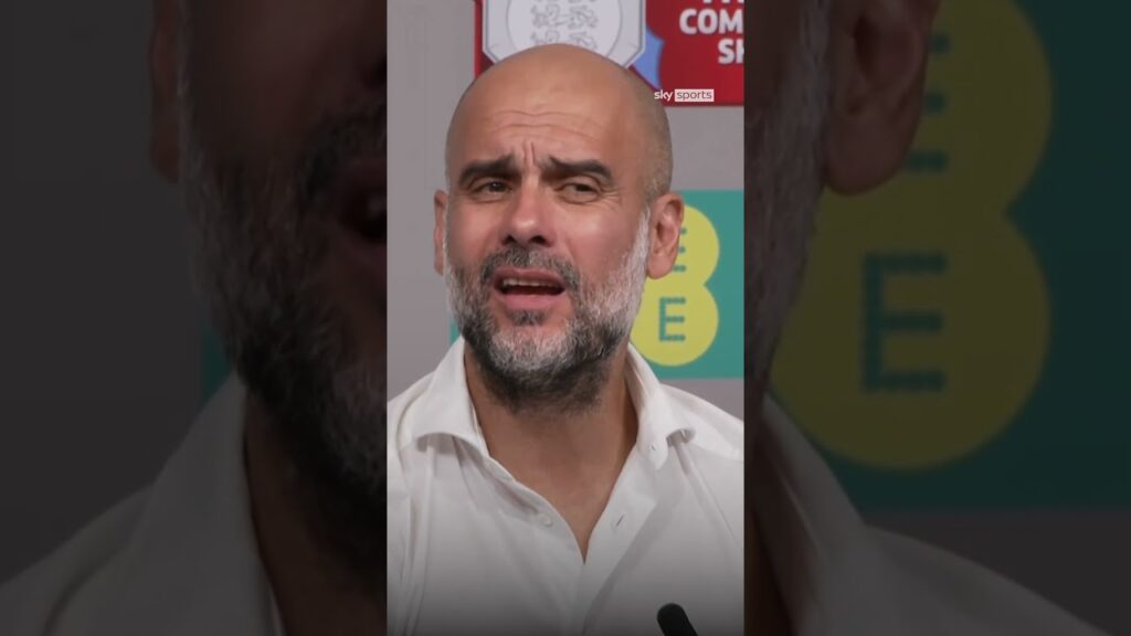 That Pep smirk... 😏 | Pep Guardiola Reacts To Arsenal Loss