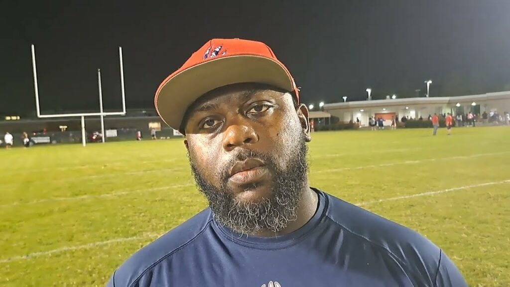 Grassfield Coach Joe Jones after scrimmage vs. Glen Allen - Thurs. Aug. 3, 2023