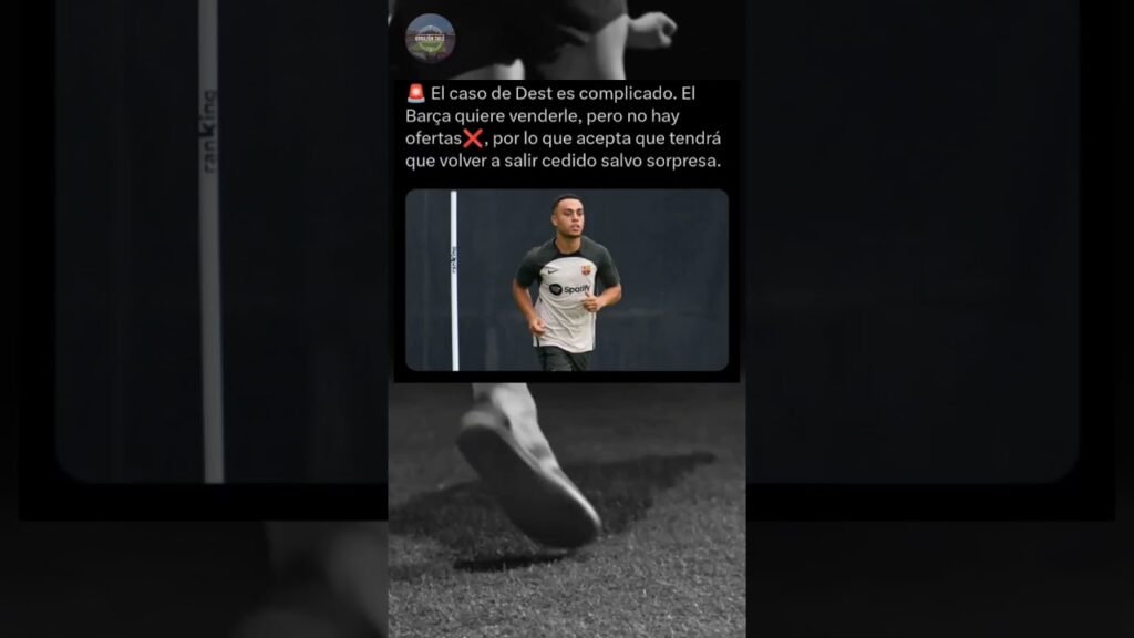 La salida de Sergiño Dest se complica‼️