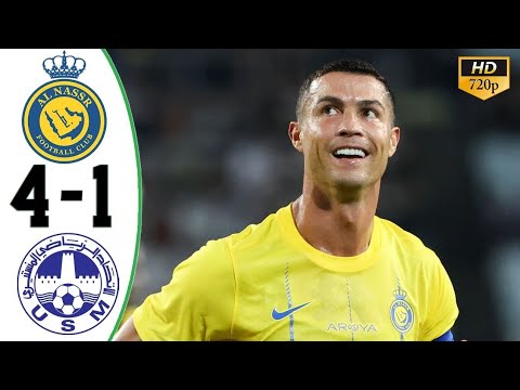 Ronaldo Header Goal Al Nassr vs Monastir 4-1 Highlights & All Goals 2023