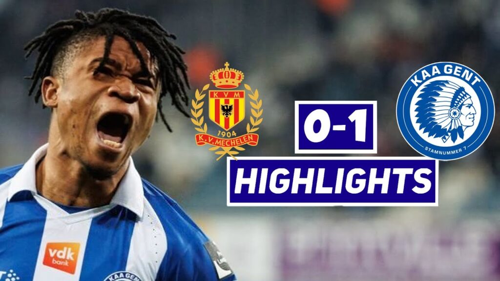 HIGHLIGHTS & ALL GOALS | KV Mechelen [0-1] KAA Gent | Jupiler Pro League 2023/24