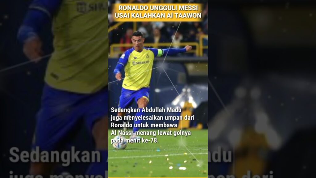 RONALDO UNGGULI MESSI #cristianoronaldo #lionelmessi #goat