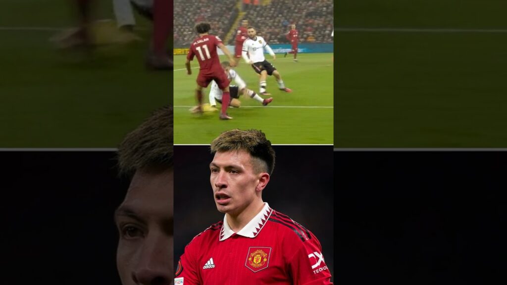 SALAH DESTRUYE a LISANDRO MARTINEZ con un 7 a 0 |  #shorts