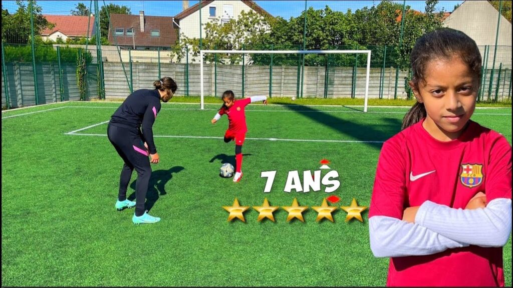 MA SOEUR DE 7 ANS EST PLUS FORTE QUE MOI AU FOOT?