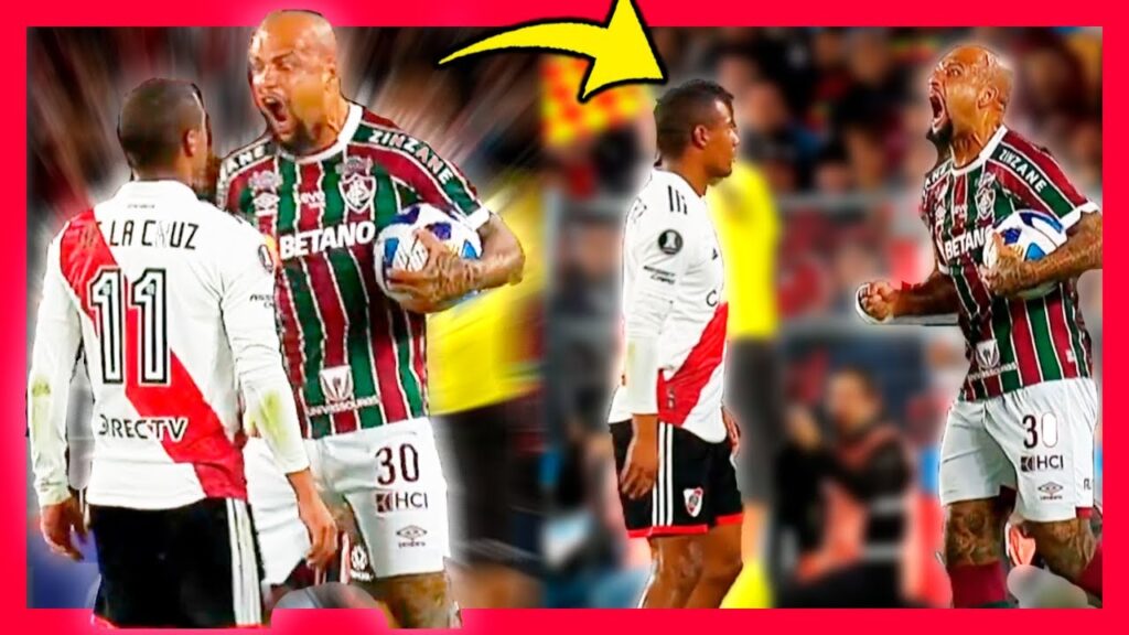 El GRITO de Felipe Melo a Nicolas DE LA CRUZ ► RIVER vs FLUMINENSE