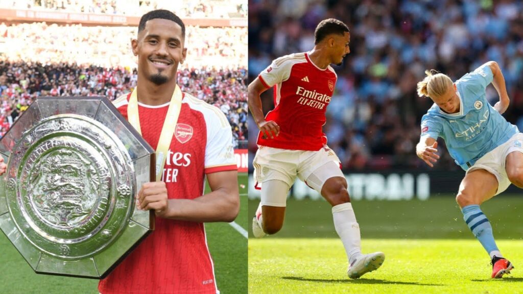 William Saliba vs Manchester City | 23/24