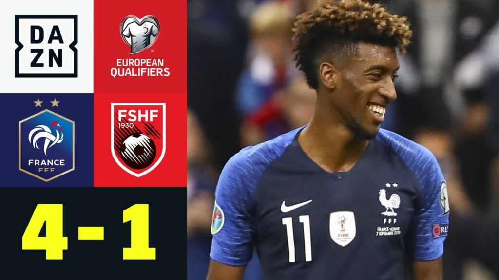 Kingsley Coman trifft doppelt: Frankreich – Albanien 4:1 | EM-Quali | DAZN Highlights Kingsley Coman trifft doppelt: Frankreich - Albanien 4:1 | EM-Quali | DAZN Highlights