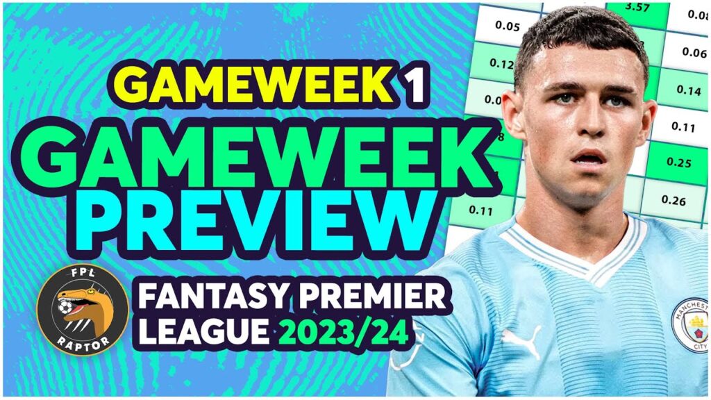 FPL GAMEWEEK 1 PREVIEW | KANE, FODEN, JOAO PEDRO & MORE! | Fantasy Premier League Tips 2023/24