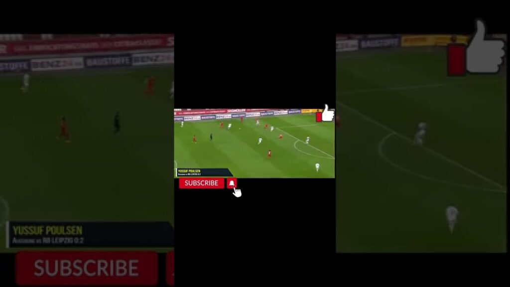 YUSSUF POULSEN Football goal #Shorts #football #goals