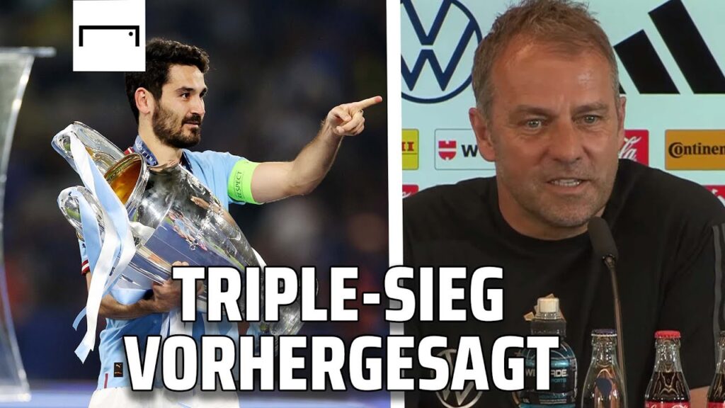 Flick wusste es schon vor Wochen! Der DFB-Coach gratuliert Ilkay Gündogan zum Triple | DFB | UCL Flick wusste es schon vor Wochen! Der DFB-Coach gratuliert Ilkay Gündogan zum Triple | DFB | UCL