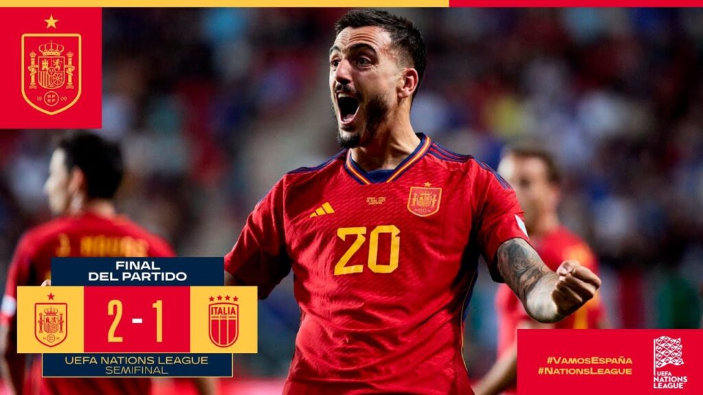 España vs Italia | 2-1 | Yeremi Pino y Joselu gol excelente espectacular - España volar a la final