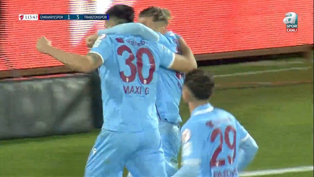 GOL Gomez Ümraniyespor 1-4 Trabzonspor (Ziraat Türkiye Kupası Son 16 Turu) 18.01.2023