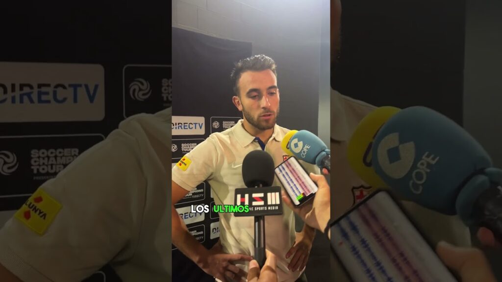 Eric Garcia sobre cómo tener el balance en partidos cuando el rival domina un tramo del mismo…⚽️