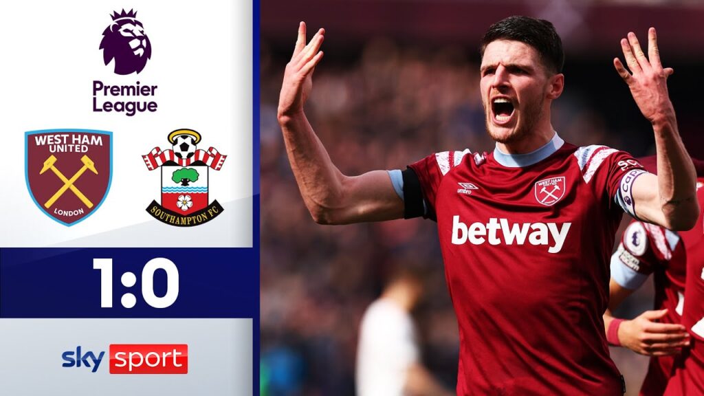 Big Points im Abstiegskampf! | West Ham United - FC Southampton | Highlights - Premier League 22/23
